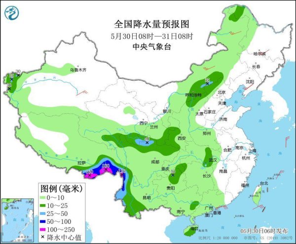 粤友配资 青藏高原东南部及长江中游等地有较强降水过程